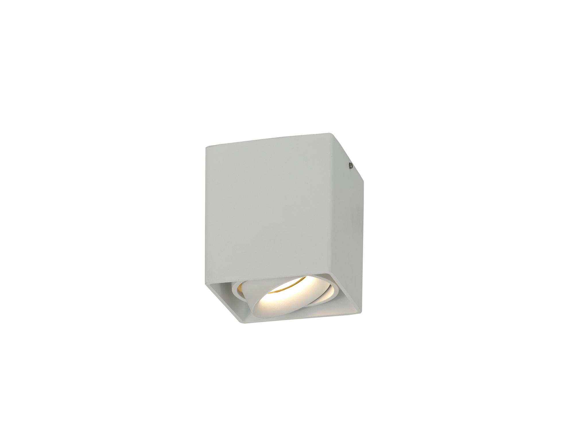 D0473  Stom Adjustable Spotlight 1 Light Sand White